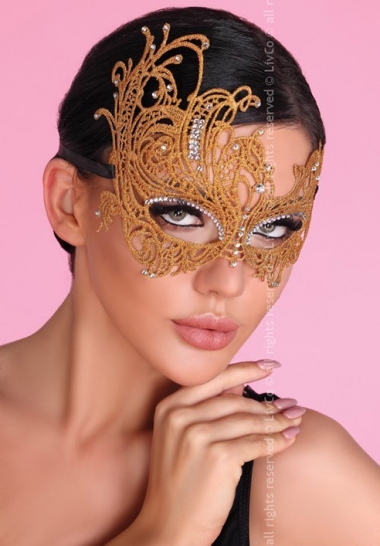 Livco Corsetti Fashion Mask Golden LC 0011