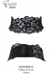 COLLIER RAS DE COU A STRASS